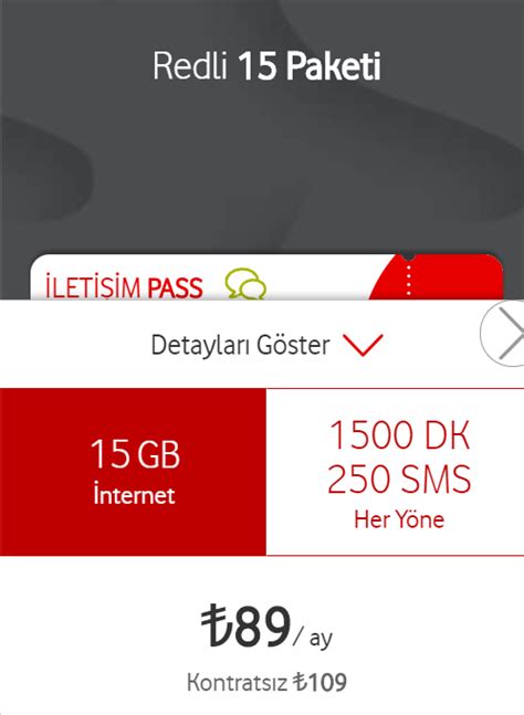 Vodafone tarifesi 2018