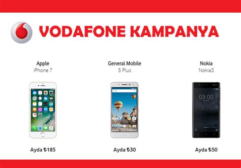 Vodafone tek hatta 2 telefon kampanyası