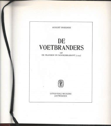 Voetbranders, of, de fransen in noordbrabant (1793). - Souvenirs de douze ans de mission.