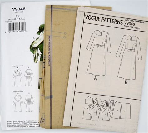 Vogue Original pattern. Multi-sized to