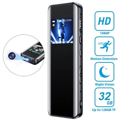 Voice Recorder, 32GB 1080P HD Mini Body Camcorder, Doosl ... - Walmart