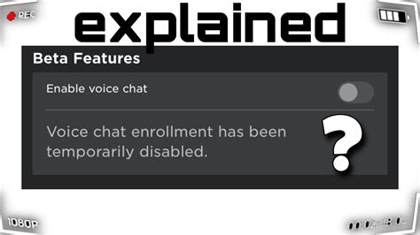 Voice chat enrollment has been temporarily disabled.. Things To Know About Voice chat enrollment has been temporarily disabled.. 