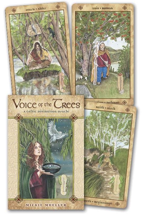 Full Download Voice Of The Trees A Celtic Divination Oracle With Paperback Book By Mickie Mueller