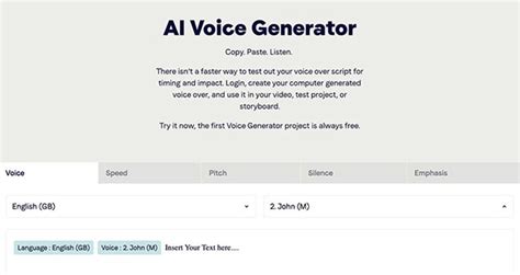 Voicebooking Voice Generator