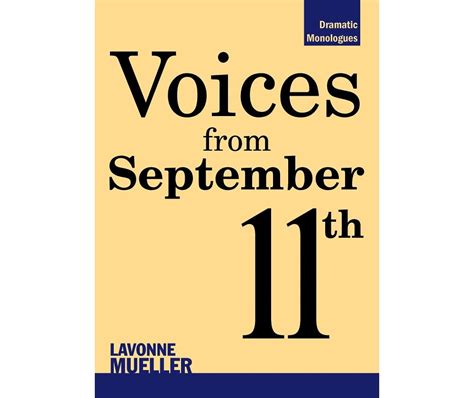 Voices from september 11th dramatic monologues. - Manual de reparación de servicio del motor diesel serie komatsu 95.