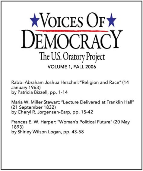 Voices of Democracy (2006): 42 Jorgensen Earp 15