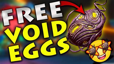 Got a free Void Egg... And i dont know how it happened. I star