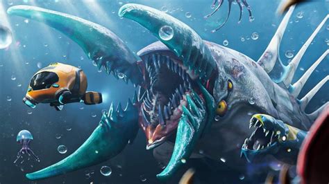 Leviathan is a classification given to extremely large creatures of the Subnautica universe. Although the wording of the Reaper Leviathan 's databank entry would seem to imply that the leviathan classification is exclusive to predatory life forms, this is not the case; any fauna species of a suitable size can be classified as a Leviathan. . 