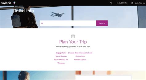 Volaris. Travel info