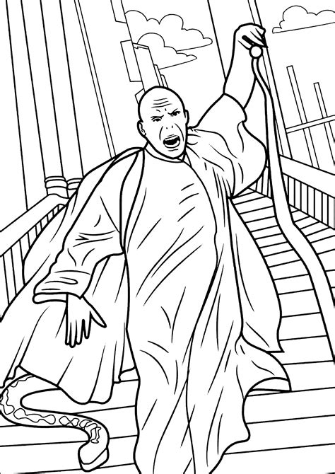 Voldemort Coloring Page