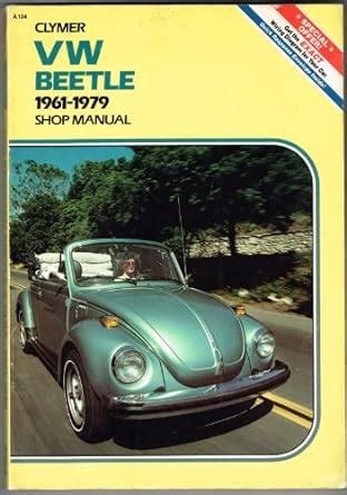 Volkswagen beetle and ghia 1961 1979 shop manual. - Diseño de experimentos montgomery octava edición soluciones.