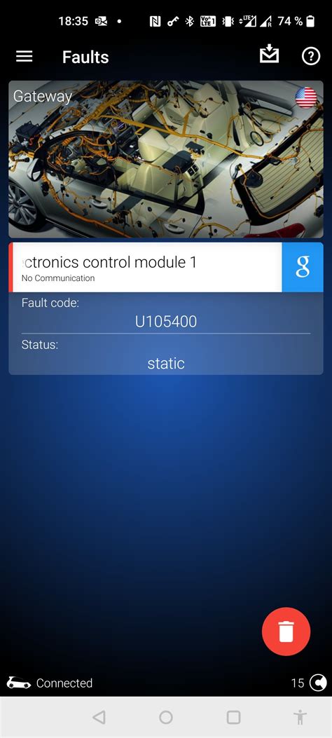 Volkswagen golf trouble code u105400.  So somethign is not right there.  V...