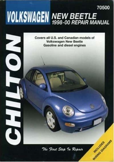 Volkswagen new beetle 1998 2005 chiltons total car care repair manuals. - Canon vixia hd camcorder digital field guide.