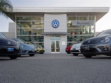 Specialties: At our dealership, we focus on building long-term relationships with our customers while offering fair and honest prices. By visiting our Murrieta Volkswagen dealership, you can expect a great selection of new and used VW models, certified technicians, and top-quality parts. Not only do we serve neighboring Temecula, but we also extend our services to all of the Menifee Volkswagen .... 