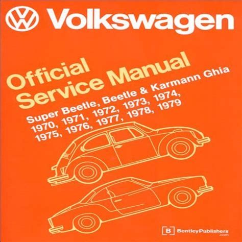 Volkswagen official service manual super beetle beetle and karmann ghia. - Kunst-sammlung universitätsprofessor dr. adolf posselt, innsbruck, und anderer privatbesitz.