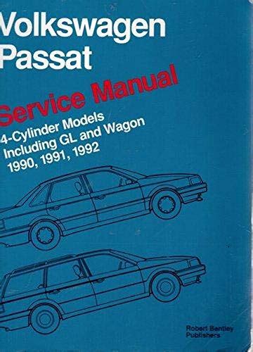 Volkswagen passat service manual 1990 1991 1992 4 cylinder models including gl and wagon. - Polaris atv trail blazer 1990 1995 repair service manual.