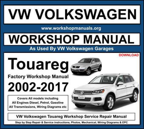 Volkswagen touareg service manual 2015 v8. - Las ciencias ocultas de la a a la z.