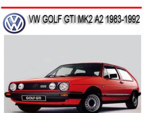 Volkswagen vw golf gti mk2 a2 1983 1992 repair manual. - Jeep liberty cherokee kj 2003 officina riparazione manuale.