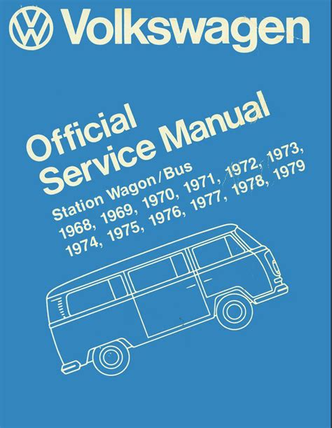 Volkswagen vw t2 bus 1968 1979 service repair manual. - Augustin ou le maître est là.