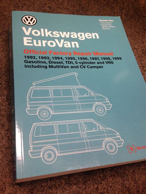 Volkswagon vw caravelle eurovan transporter vanagon shop manual 1993 onwards. - Case 195 garden tractor service manual.