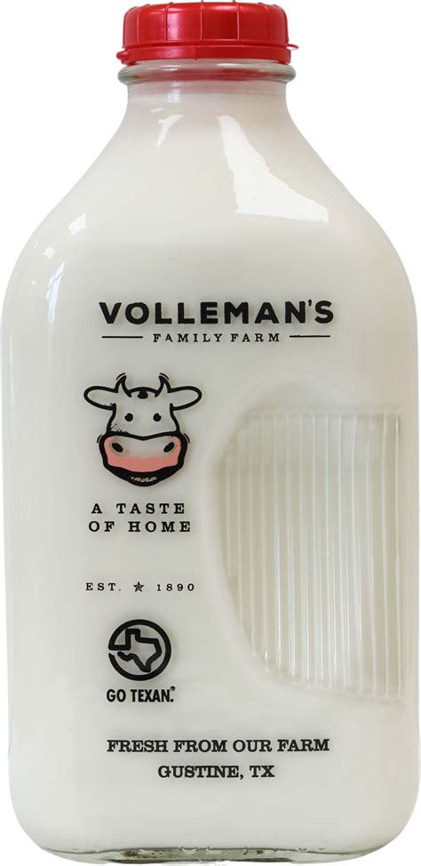 Vollemans milk. GUSTINE, Tex. Day and night, a huge contraption prowls the grounds at Frank Volleman’s dairy in Central Texas. It has a 3,000-gallon tank, a heavy-duty vacuum pump and hoses and, underneath ... 