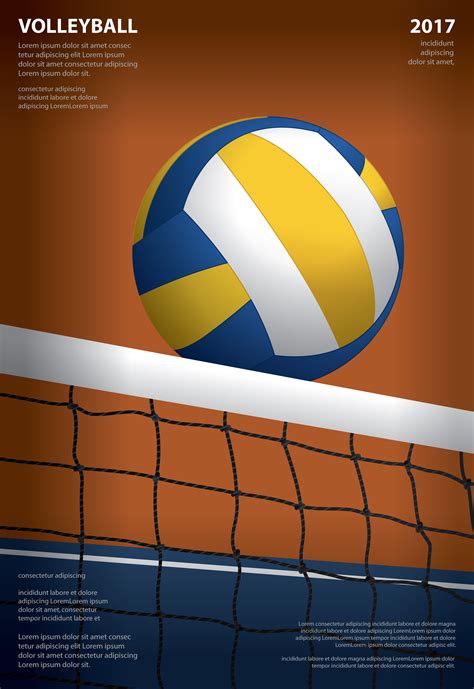 Senior Night Poster Template for Volleyball, High Schoo