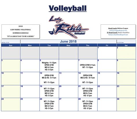 The official 2023 Men's Volleyball schedule fo