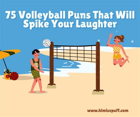Volleyball puns. Aug 10, 2023 · 26. The key is not the “will to win”—everybody has that. It is the will to prepare to win that is important. —Bobby Knight. 27. A good team can win a volleyball game when they are ahead, a great team can win when they are behind. 28. Don’t let the ball hit the ground without a body hitting the ground with it. 29. 