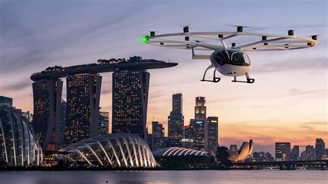 Volocopter Commits to Launch Air Taxi Services in Singapore