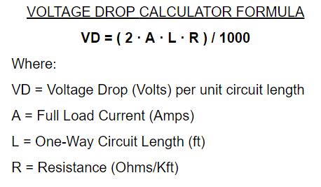 Voltage Drop Calculator