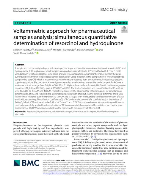 Voltammetric approach for pharmaceutical samples analysis; …