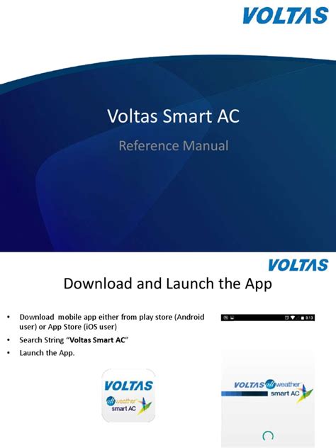 VoltasSmartACAppReferenceManual pdf