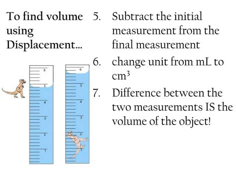 Volume Displacement Worksheet