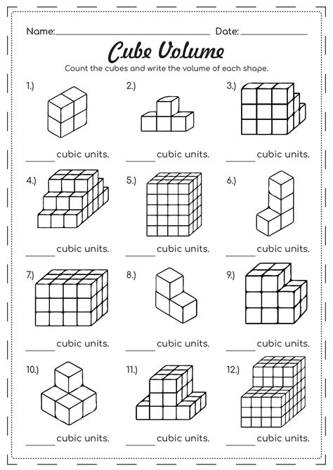 Volume Worksheets HubPages