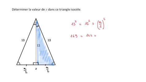 Volume d'un triangle isocèle