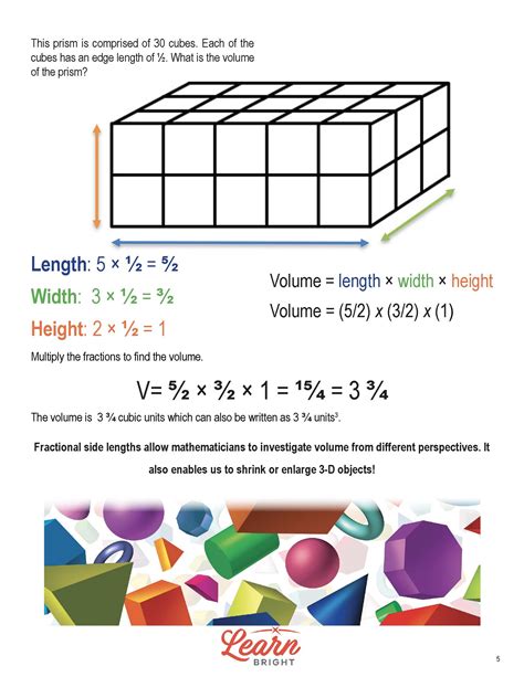 Volume of Right Rectangular Prisms Free PDF Download Learn Bright