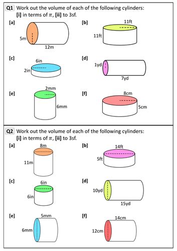 Volume of cylinder tes.  Oct 8, 2019 · Click here for Questions Textbook Exercis...