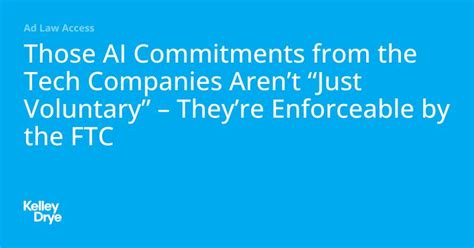 Voluntary Commitments from Tech Companies