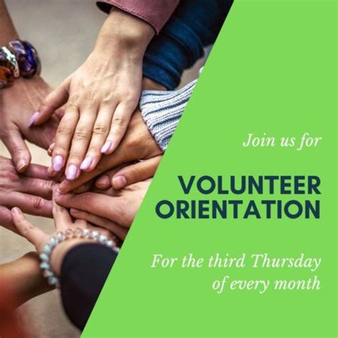 Volunteer orientation. Things To Know About Volunteer orientation. 