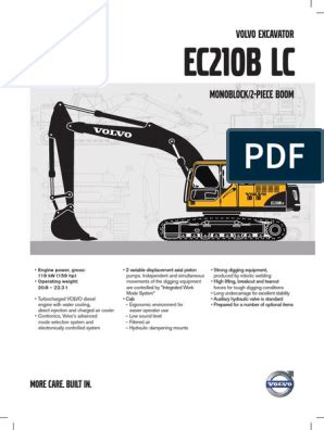 Volvo ec210b lc excavator service repair manual. - 2005 acura tsx pilot bushing manual.