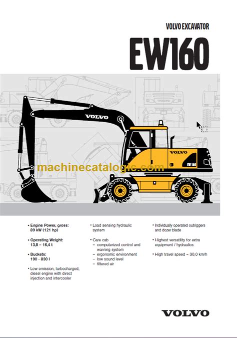 Volvo ew160 excavator service parts catalogue manual instant download. - Manual for 2006 honda aquatrax turbo.