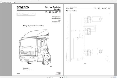 Volvo fh truck wiring diagram service manual september 2010. - Bobcat mini excavator x231 231 service manual 508912001 above.