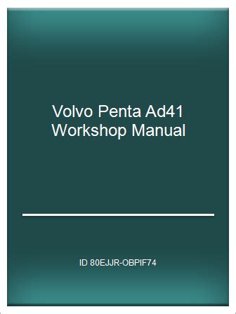 Volvo penta ad41 engine workshop manual. - Yamaha xt600 xt600a xt600ac manuale di servizio completo 1990 1990.