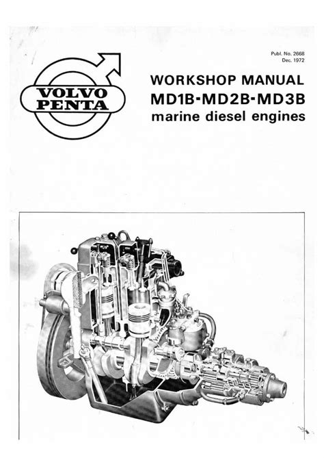 Volvo penta md1b md2b md3b marine diesel workshop manual. - El libro del destino carlos barrios.