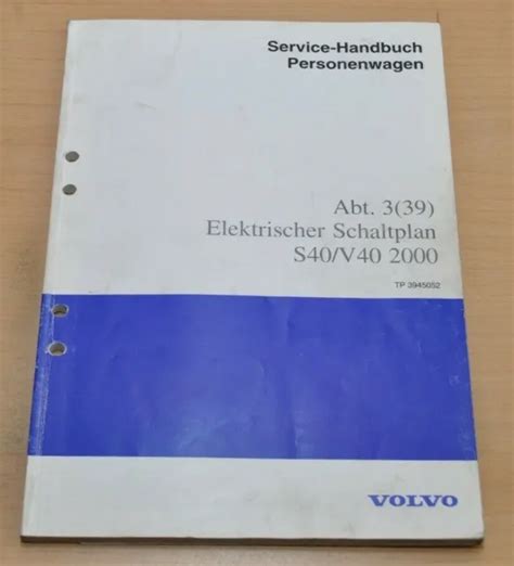 Volvo s40 v40 2000 schaltplan handbuch sofort download. - Bmw scanner 1 4 user manual.
