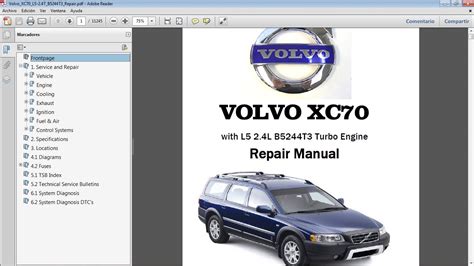 Volvo v70v70 r xc70 manuales del propietario manuales. - Komatsu 6d140 2 series diesel engine service workshop manual.