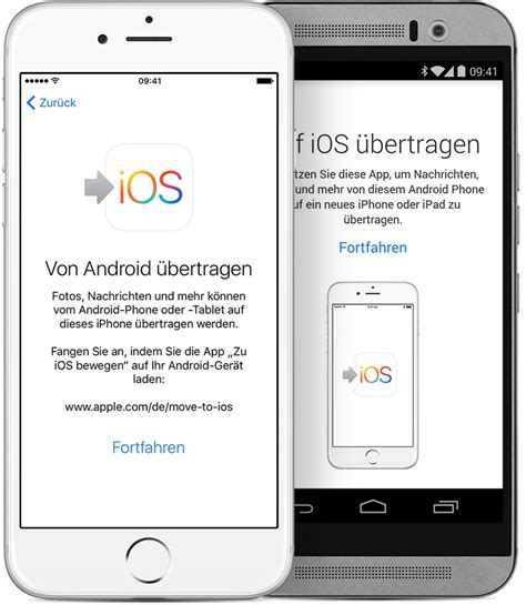 Von Android auf iPhone oder iPad übertragen - Apple Support