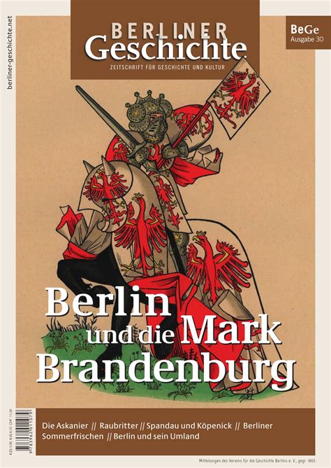 Von berlin in die mark brandenburg. - Historia de los pueblos del mundo..