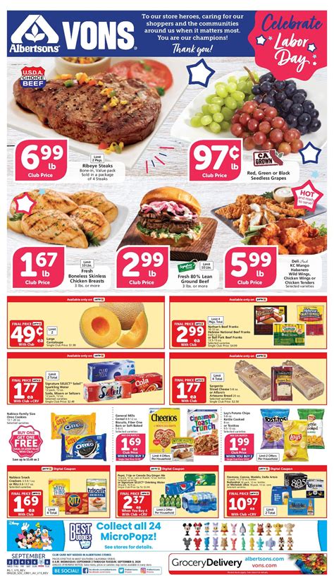 Vons Weekly Ad Sep 16 - 22, 2020 digital offers, Fab5 sale, meat, seafood, and more deals. Browse all in this ad.