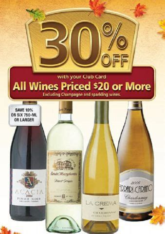 Vons wine sale 30 off. 8310 Mira Mesa Blvd. Weekly Ad. Browse all Vons locations in San Diego, CA for pharmacies and weekly deals on fresh produce, meat, seafood, bakery, deli, beer, wine and liquor. 